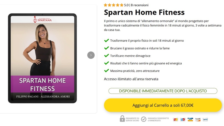 spartan home fitness programma allenamento