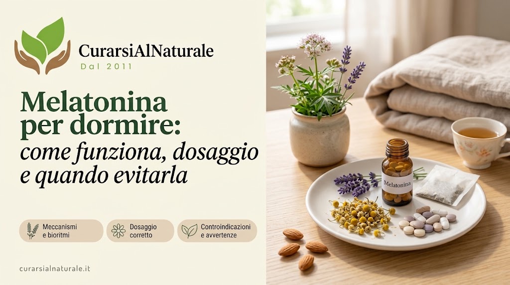 Melatonina per dormire