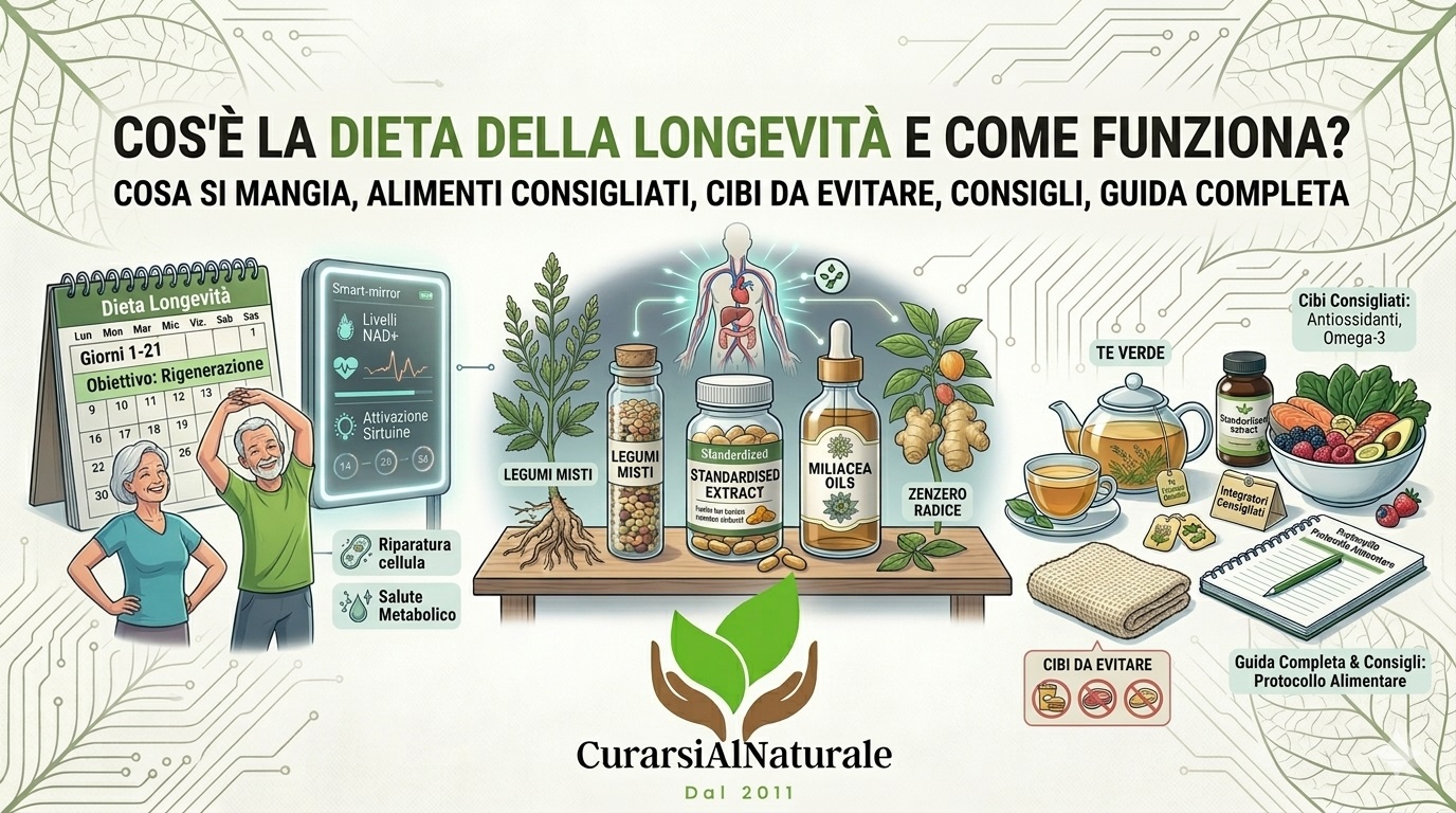 Dieta della Longevità Longevità cosa mangiare dieta