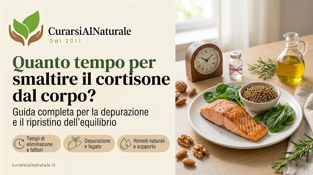 Quanto tempo per smaltire il cortisone dal corpo Quanto tempo per smaltire il cortisone dal corpo