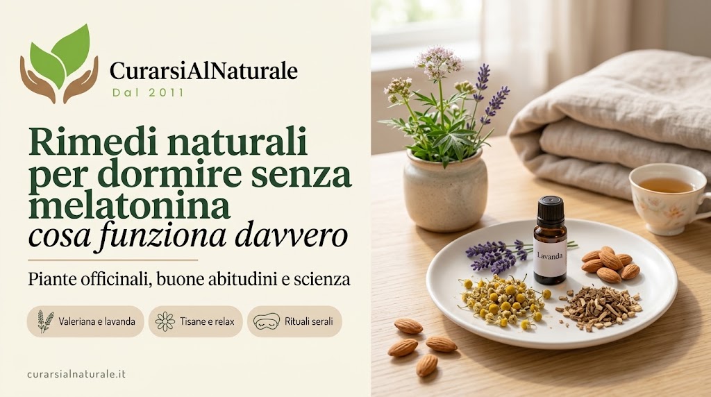 Rimedi per dormire senza prendere melatonina
