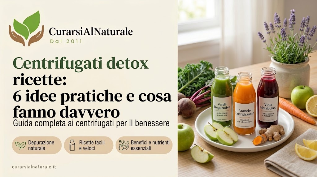 Centrifugati detox ricette