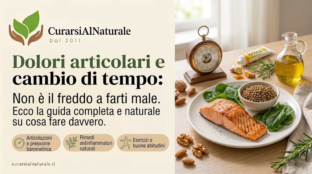 Dolori articolari e cambio di tempo