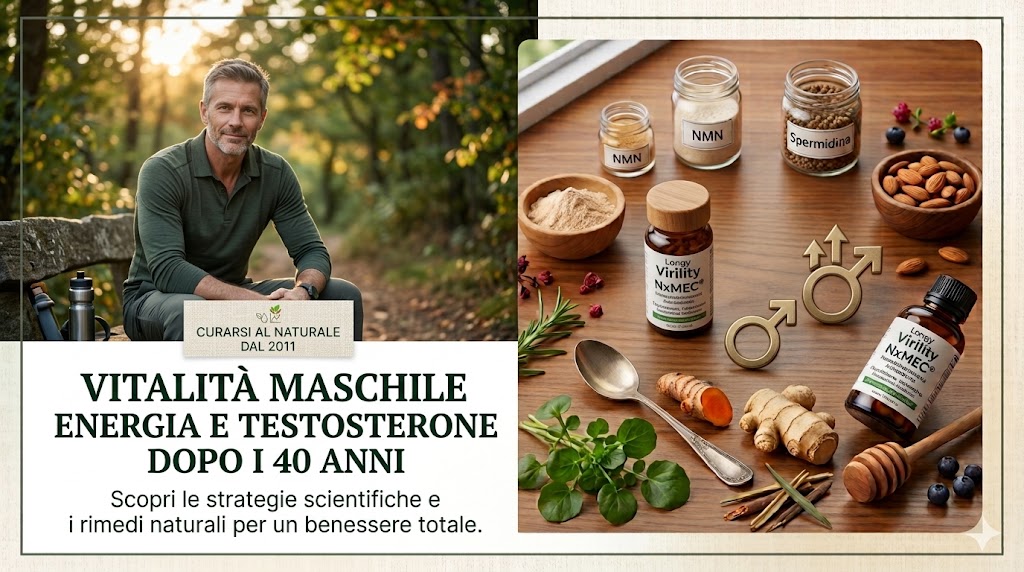 vitalità maschile, energia e testosterone dopo i 40 anni